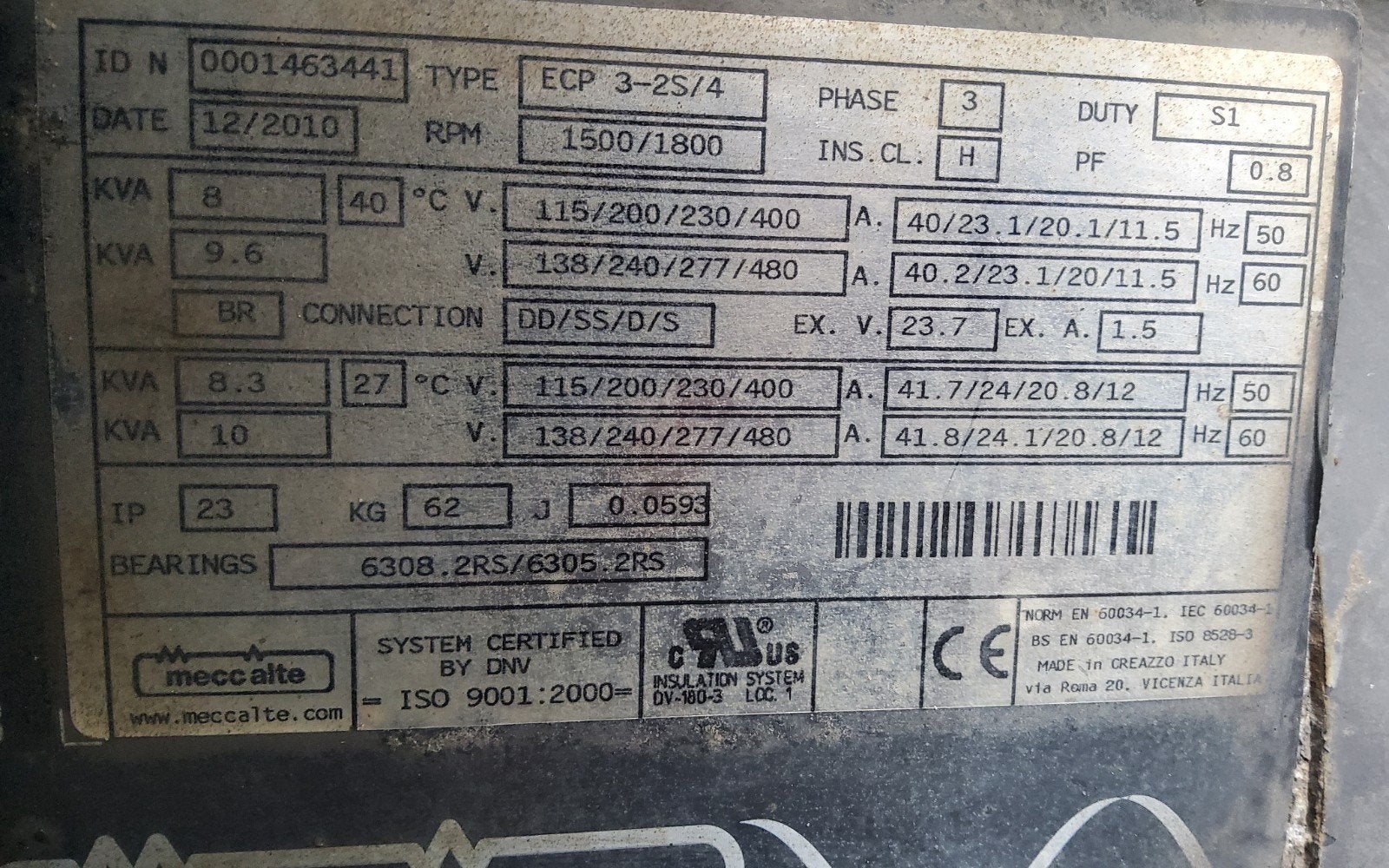 Onderbouwgenerator, pto generator  compressor luchtketel, Ophalen