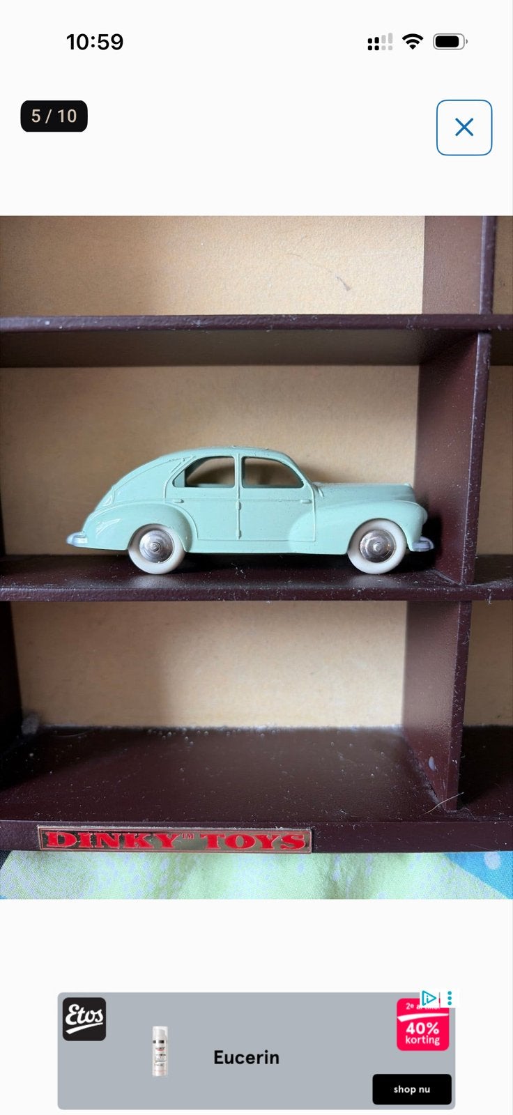 Dinky Toys Peugeot 203 - Zo goed als nieuw, Ophalen of Verzenden, Zo goed als nieuw, Auto
