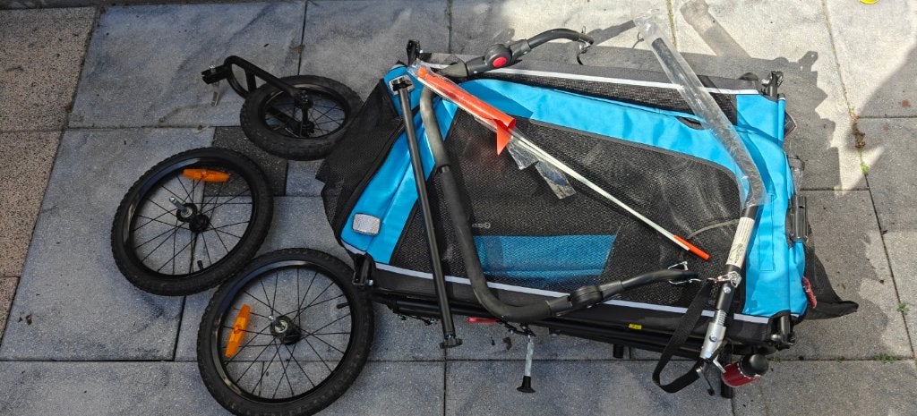 hondenfietskar, Fietsen en Brommers, Ophalen, Topmast, Opvouwbaar, 20 tot 40 kg