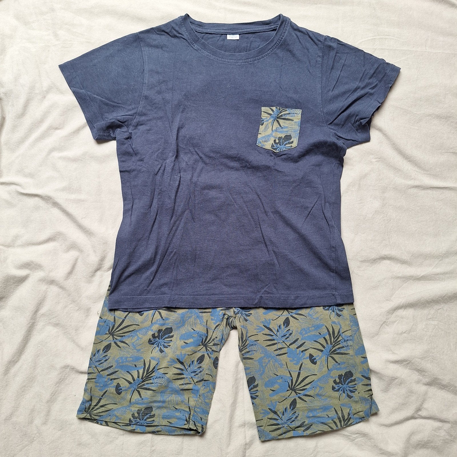 shortama pyjama jongen 134/140, Ophalen of Verzenden, Zo goed als nieuw, Jongen, Nacht- of Onderkleding