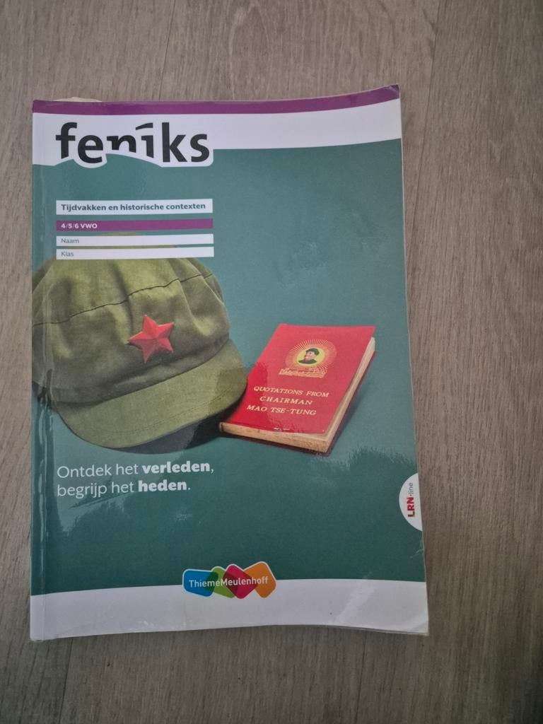Feniks Geschiedenis 4/5 VWO, Boeken, Ophalen of Verzenden