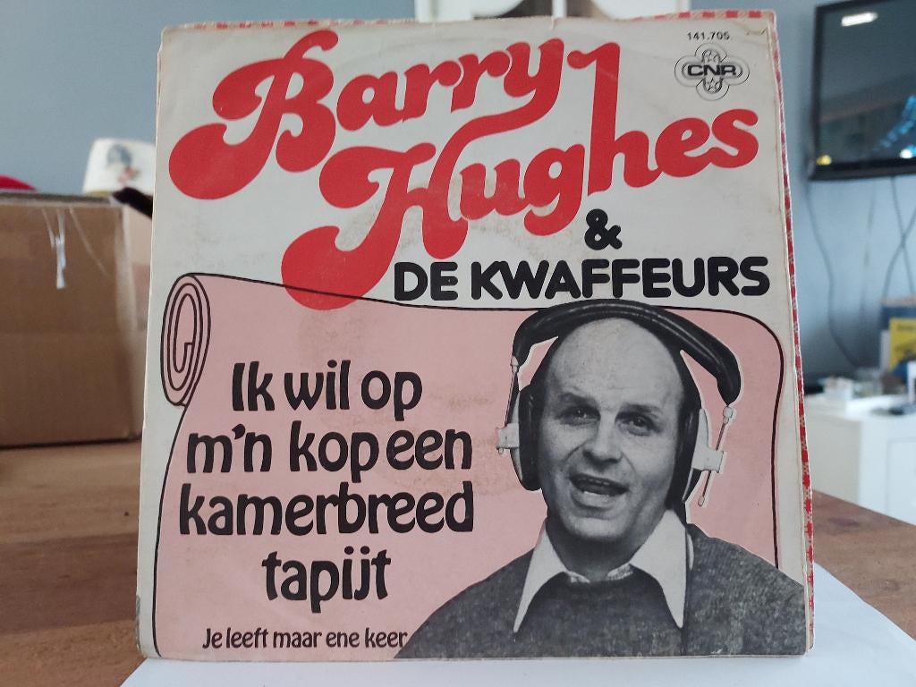 7" Single Barry Hughes & The Kwaffeurs - Ik Wil Op M'n Kop E, Cd's en Dvd's, Vinyl Singles, Gebruikt, Single, Pop, 7 inch, Ophalen of Verzenden