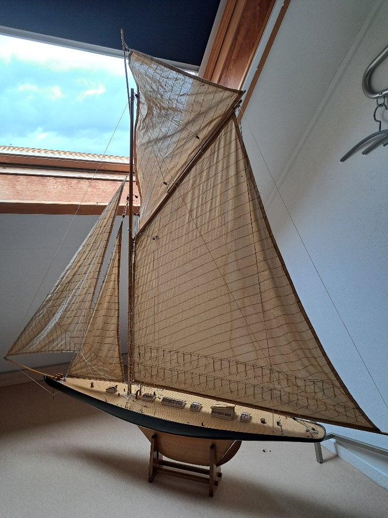model antieke zeilboot 165 cm x 165 cm (inclusief zeilen), Ophalen