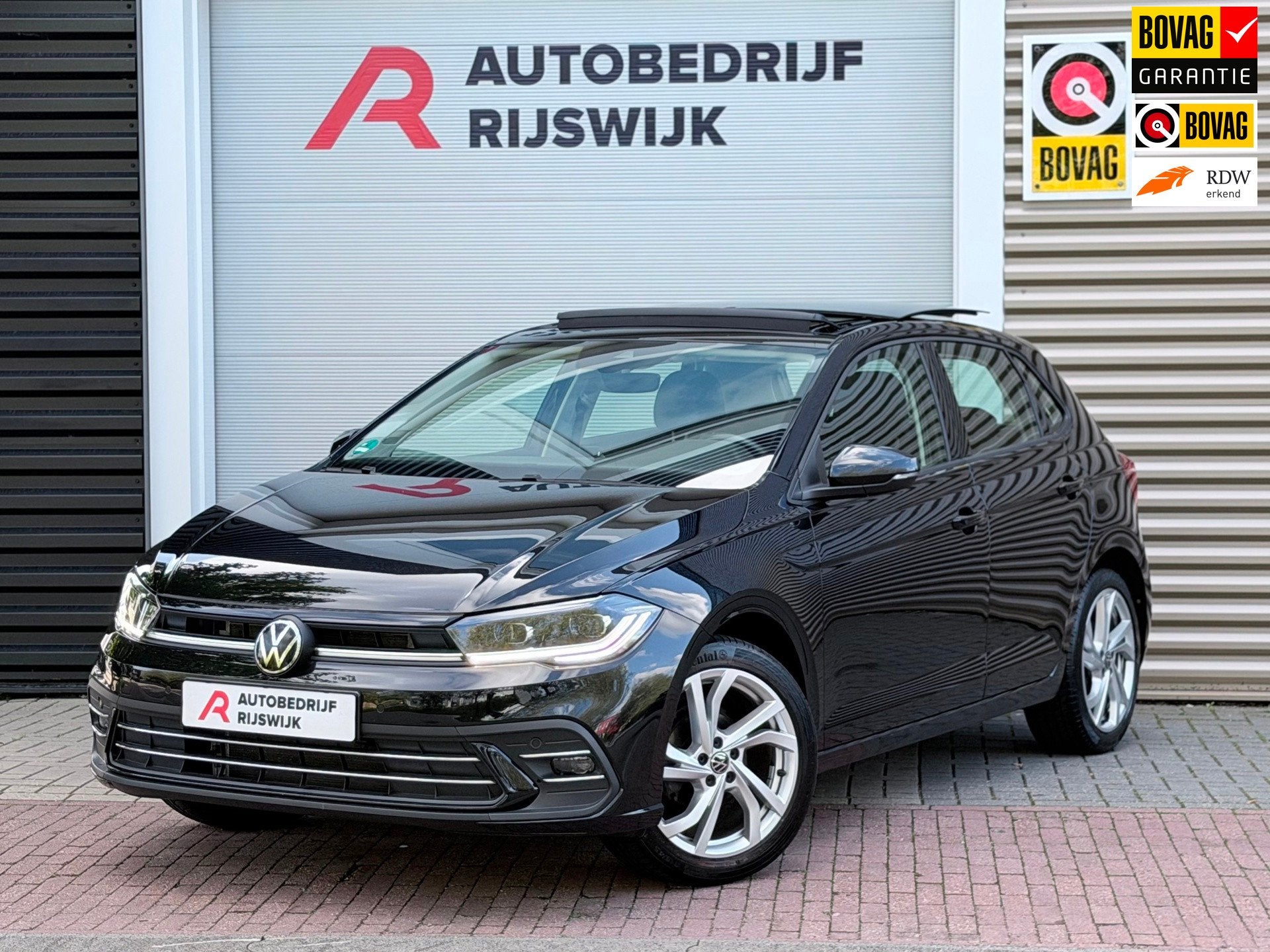 Volkswagen Polo 1.0 TSI Style Pano/AppleCar/Xenon, 95 pk, Zwart, Origineel Nederlands, Bedrijf
