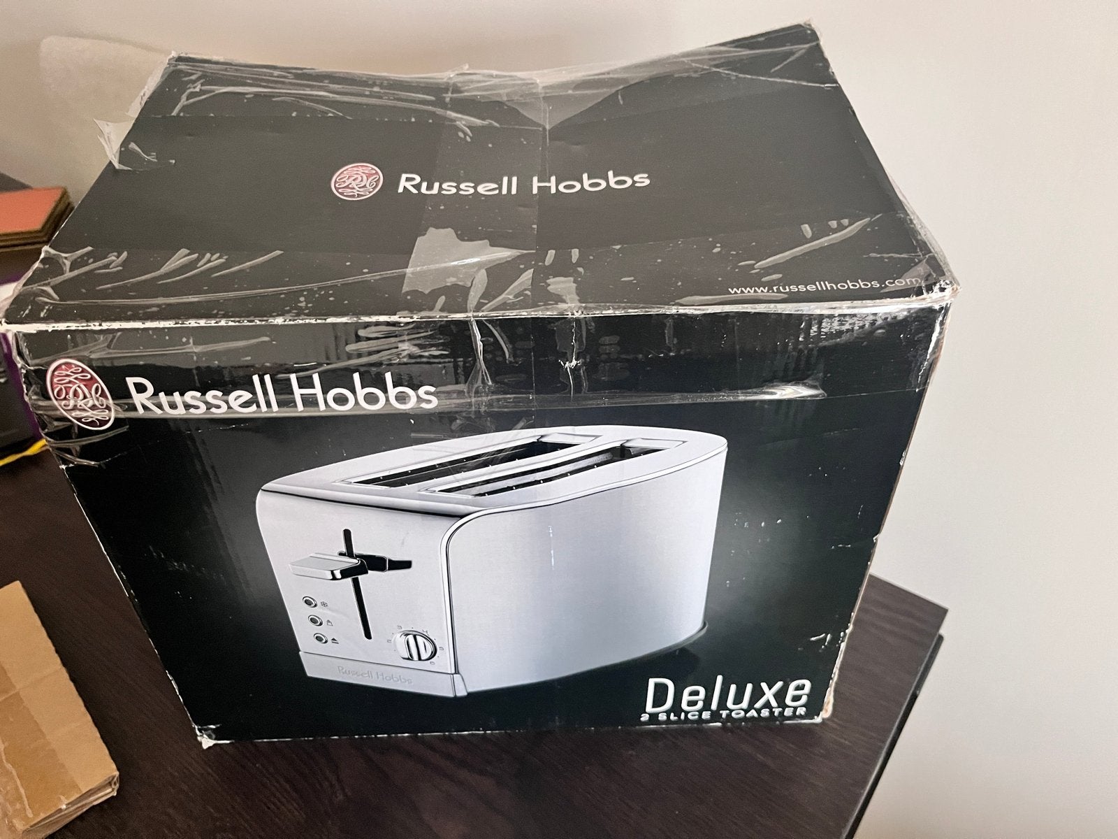 Russell Hobbs Deluxe 2-sleuf broodrooster, Ophalen, Zo goed als nieuw