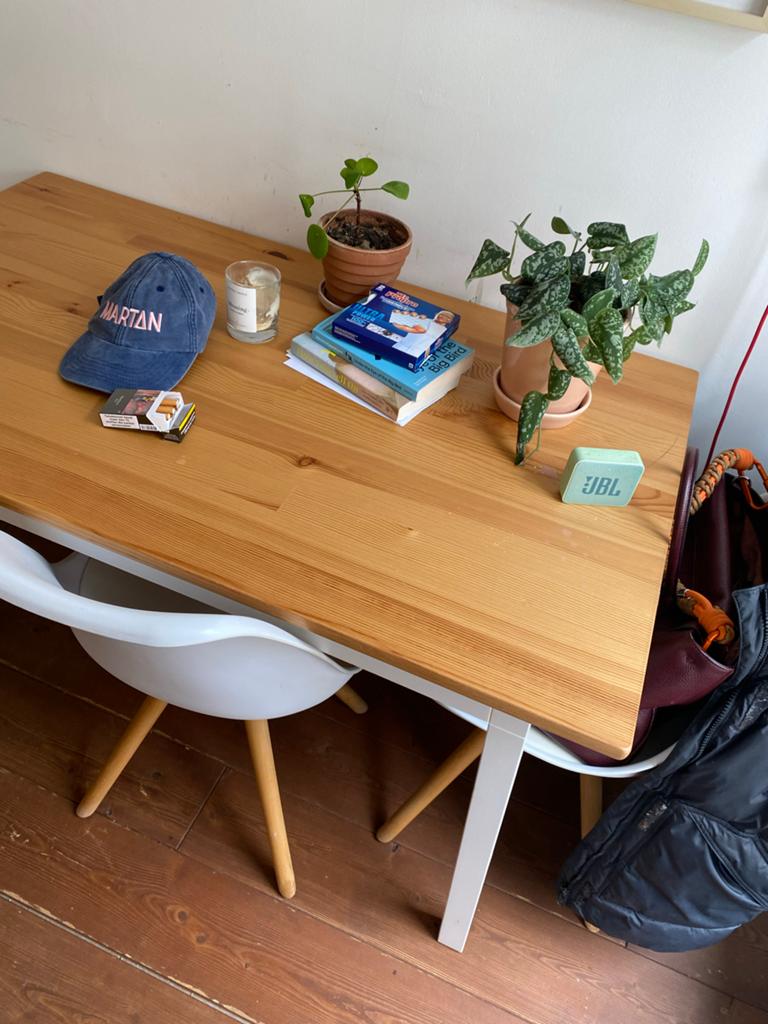Pinntorp ikea eettafel, Ophalen, Zo goed als nieuw, Rechthoekig, 50 tot 100 cm