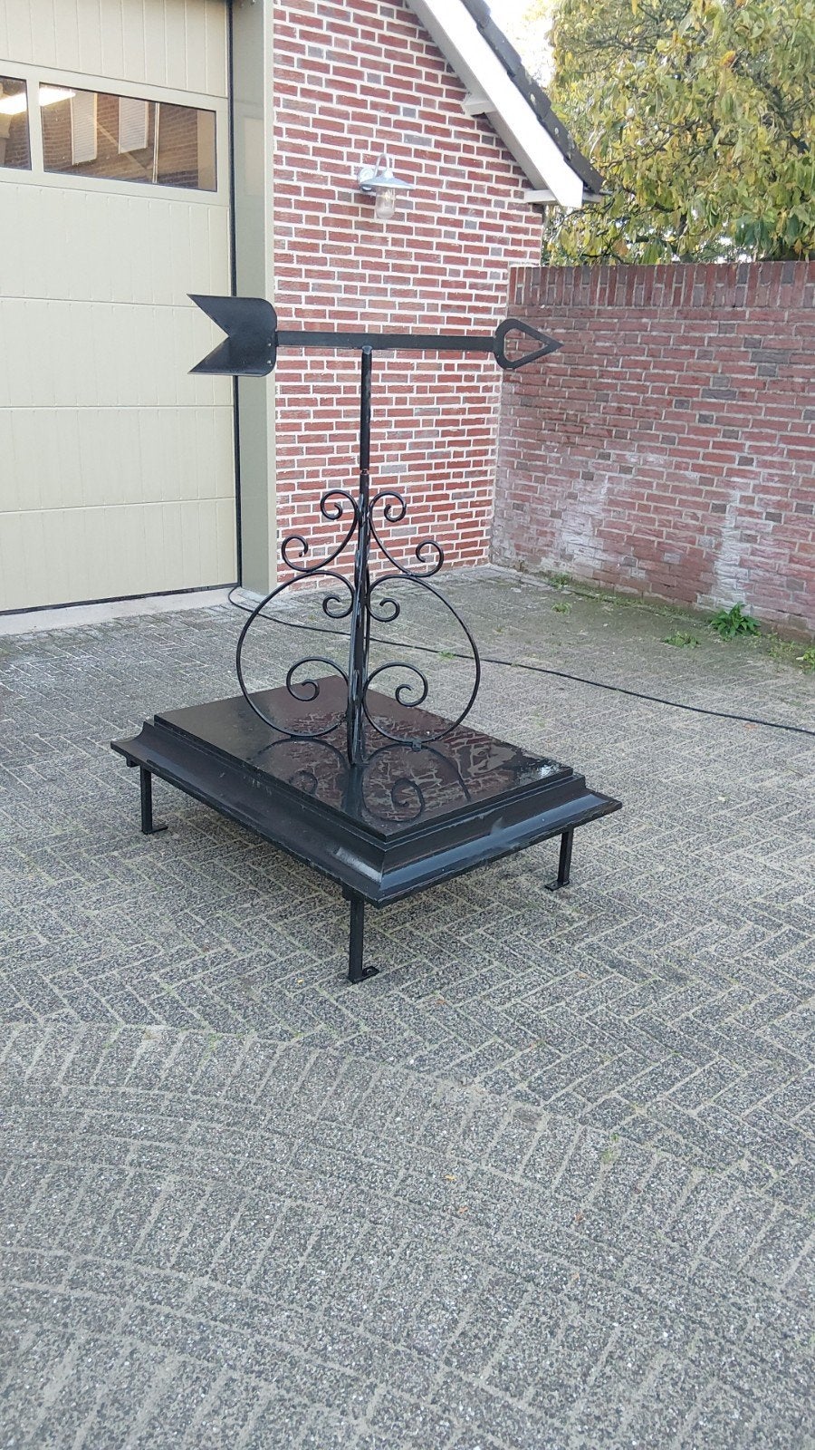schoorsteenkap, Ophalen, Gebruikt, Zwart, Steen of Klei