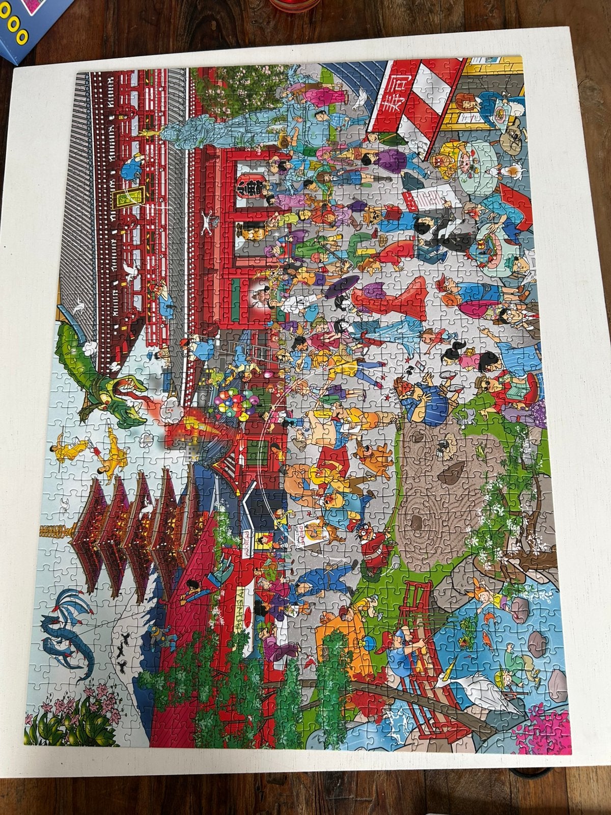 Puzzel tokyo 1000 stukjes, Ophalen of Verzenden, 500 t/m 1500 stukjes, Zo goed als nieuw