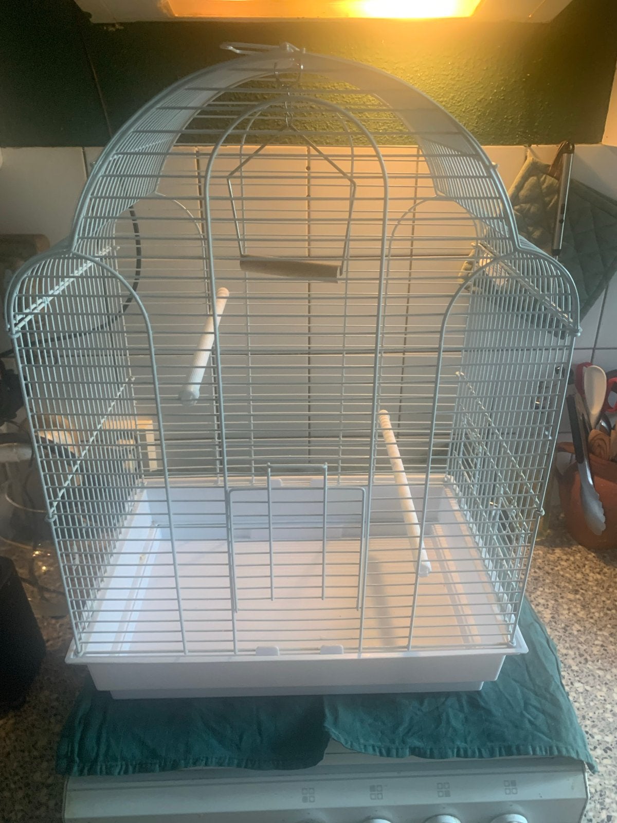 Vogelkooi kleine, Ophalen, Nieuw, Metaal, Vogelkooi