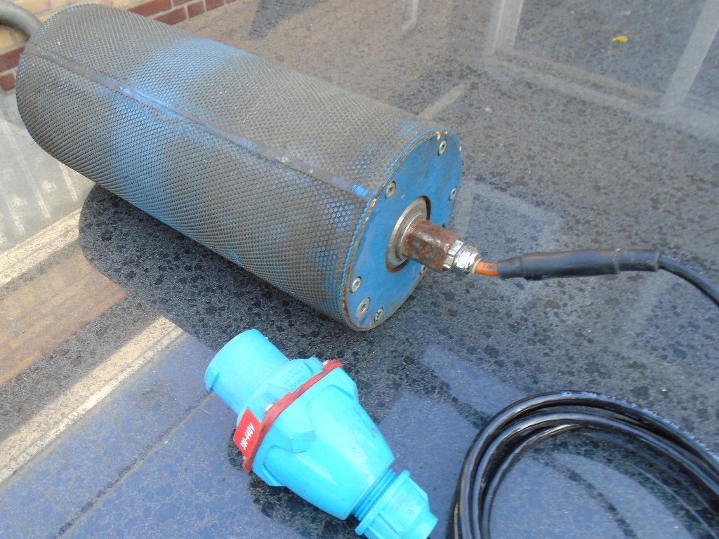 Elektra motor, trommelmotor, trommel motor. Van der Graaf, Ophalen, Gebruikt, Elektromotor, Minder dan 1400 rpm