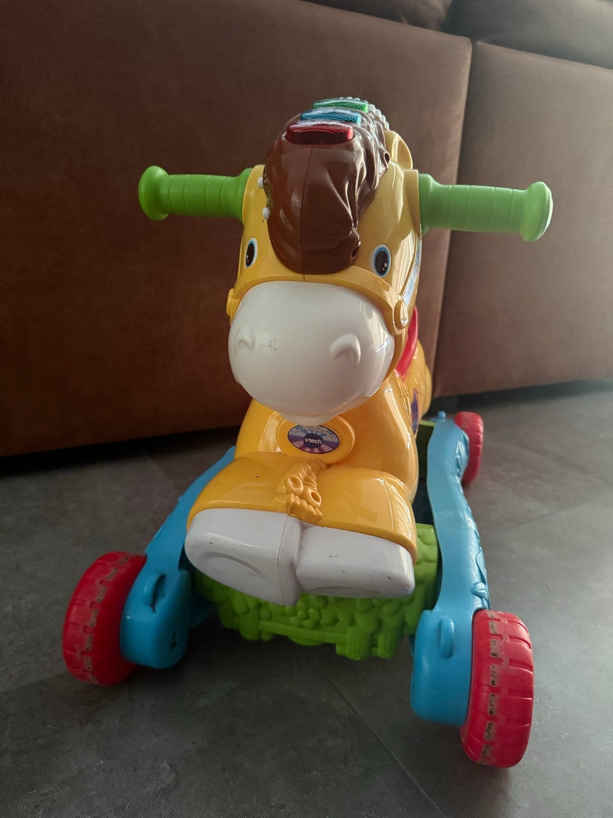 VTech Schommel/Loopauto Paard - 2-in-1 Speelplezier, Ophalen of Verzenden, Gebruikt, Overige typen, Met licht