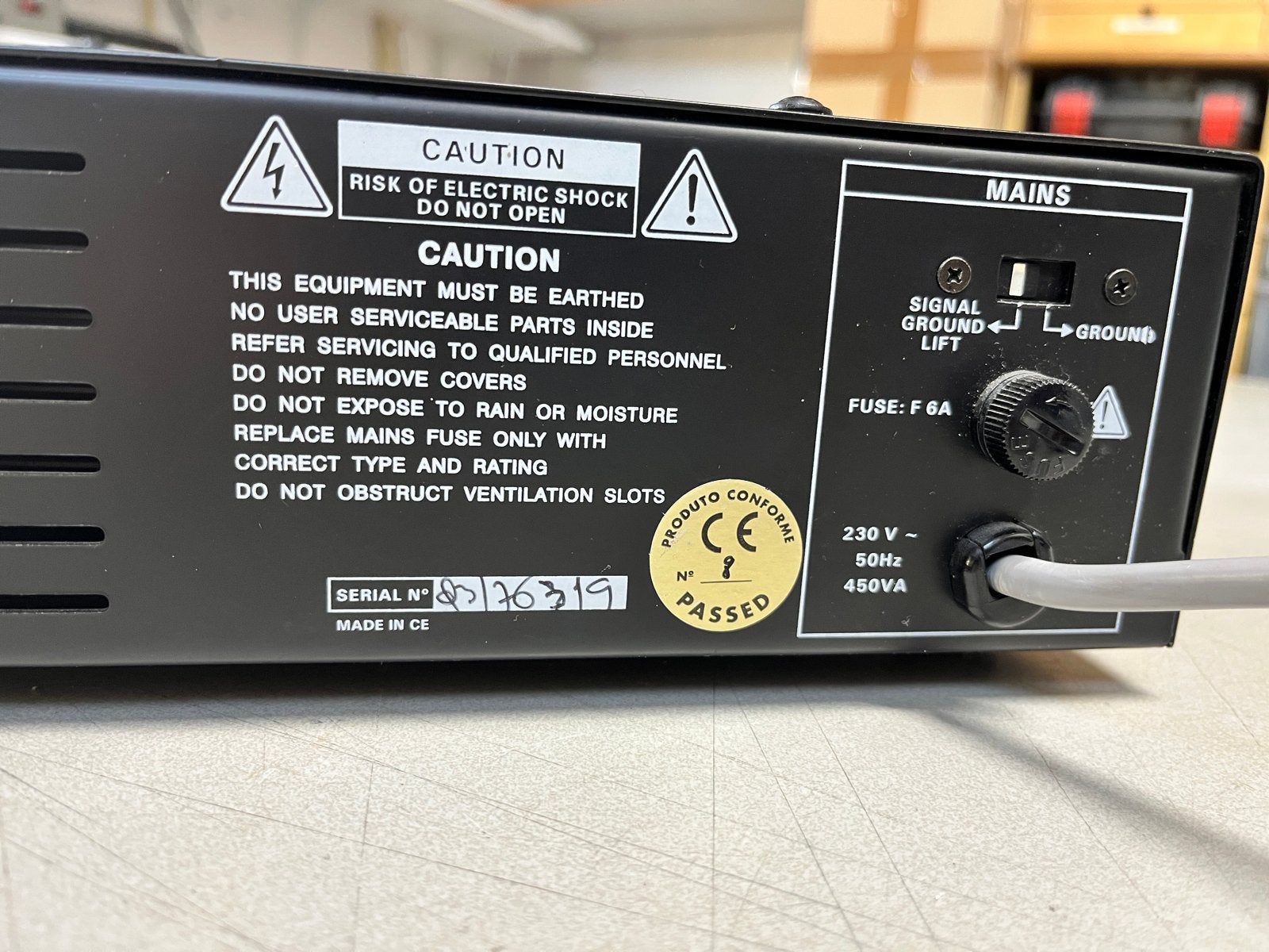 Skytec PA 2250 Versterker met Peavey Eurosys 3 Speakers, Muziek en Instrumenten, Ophalen, Gebruikt, Minder dan 500 watt, P.A.