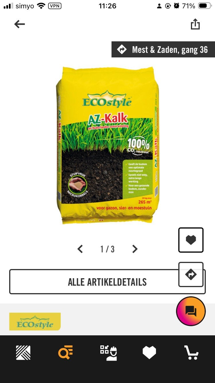 Kalk, Mest en Zand, Tuin en Terras, Ophalen