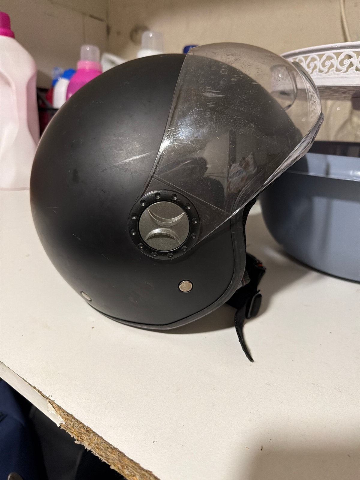 Vito Helmets Jethelm Mat Zwart - Maat XL, Overige merken, Heren, Ophalen of Verzenden, Tweedehands