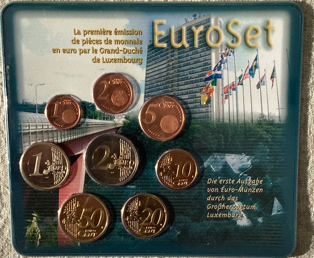 Euro jaarset Luxemburg 2002, Ophalen of Verzenden, Luxemburg, Overige waardes, Setje