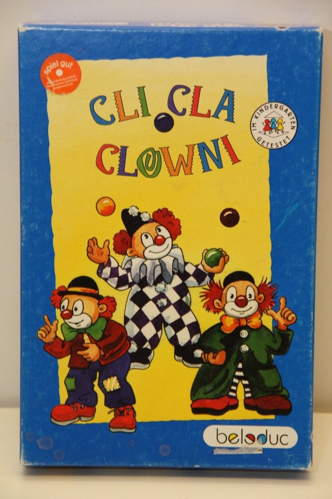 Cli Cla Clown Geheugen- en kleurenspel ( Beleduc). Compleet., Ophalen of Verzenden, Zo goed als nieuw, Puzzelen