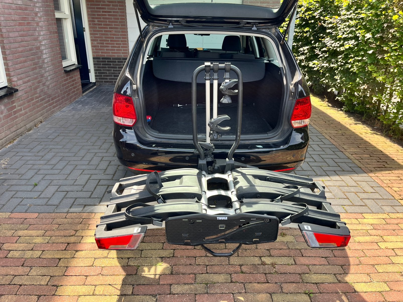 Thule easyfold XT 3 fietsen, Auto diversen, Fietsendragers, Ophalen, 3 fietsen of meer, Gebruikt, Elektrische fiets