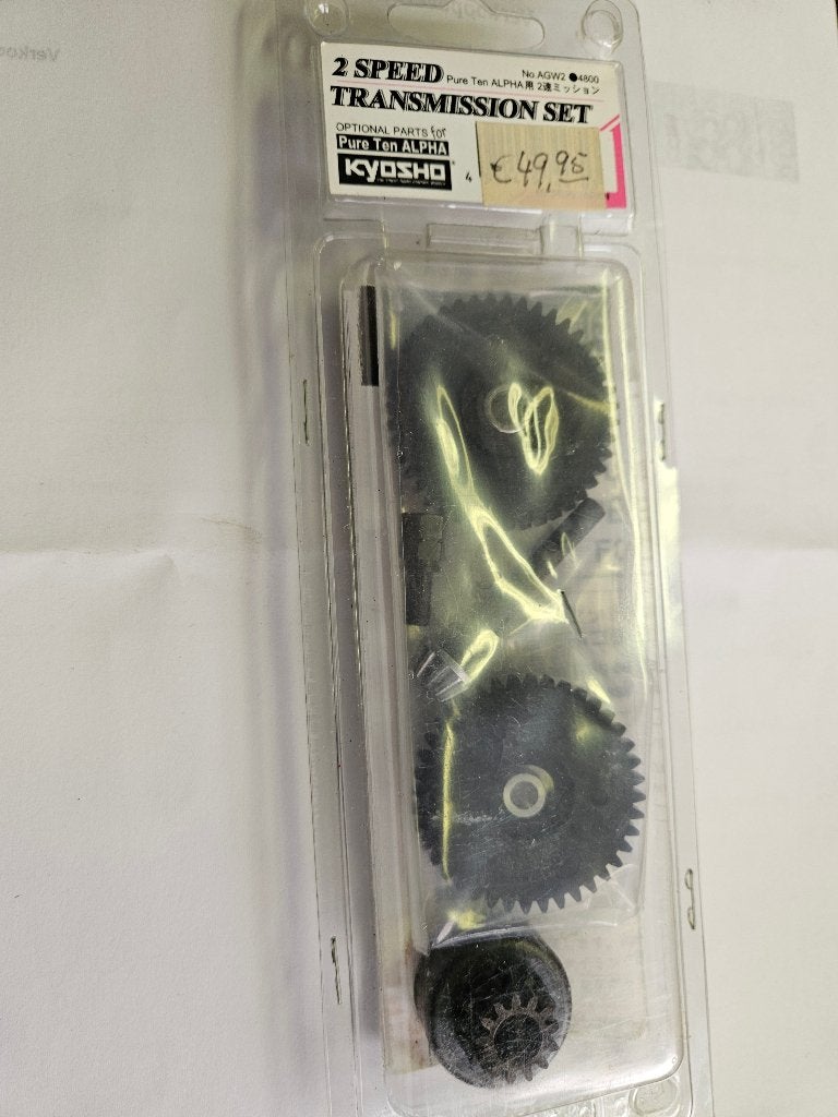 2WD transmission set Pure Ten Alpha 1/8, Nieuw, Ophalen of Verzenden, Onderdeel, Nitro