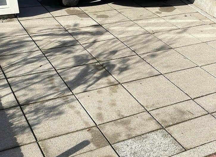 Betontegels gratis, Tuin en Terras, Ophalen, Zo goed als nieuw, Beton, Terrastegels