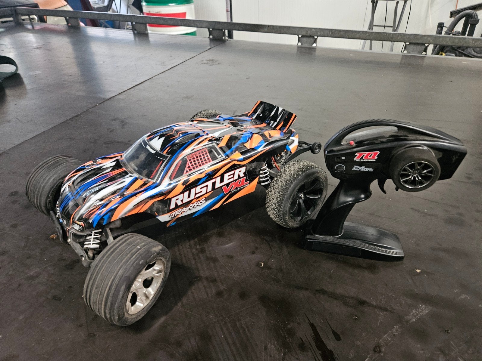 Traxxas Rustler 2WD Brushed, Auto, Groter dan 1:32, Zo goed als nieuw, Ophalen