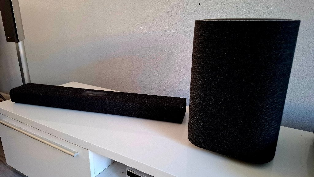 ​Harman Kardon Citation Multibeam 700 + Citation Sub S Set, Ophalen of Verzenden, Bluetooth, Zo goed als nieuw