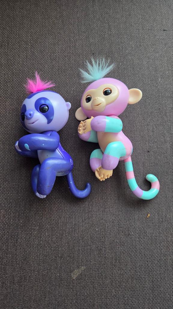 2 Fingerlings aapjes - interactief speelgoed, Ophalen of Verzenden, Gebruikt, Jongen of Meisje