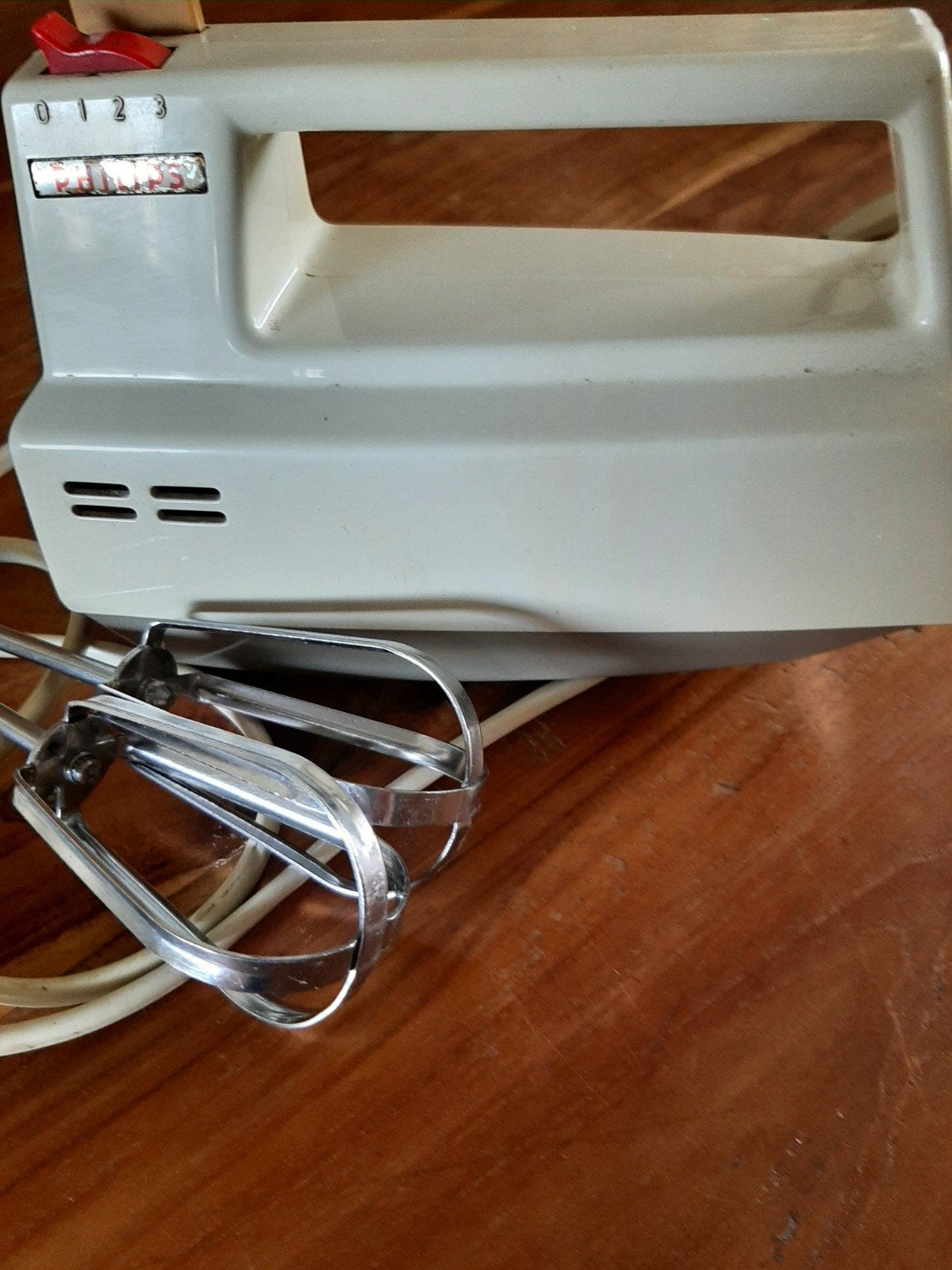 Vintage Philips Mixer uit de jaren '60 met Deeghaken, Ophalen of Verzenden, Gebruikt
