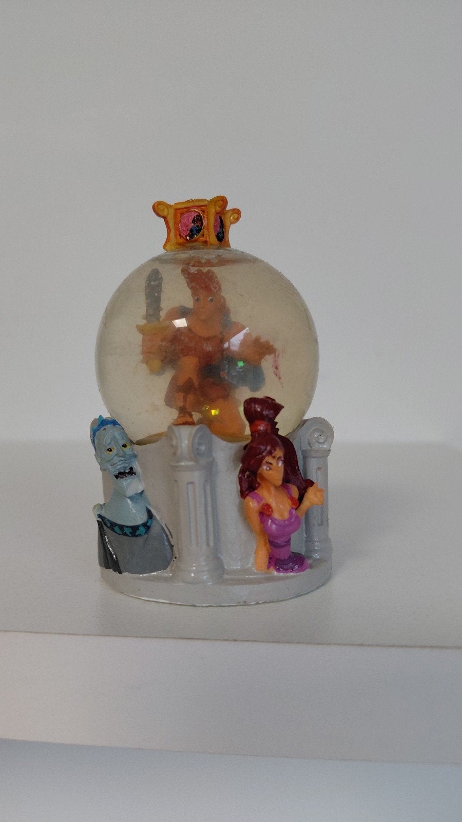 Disney Hercules snowglobe, Verzamelen, Ophalen of Verzenden, Zo goed als nieuw, Beeldje of Figuurtje
