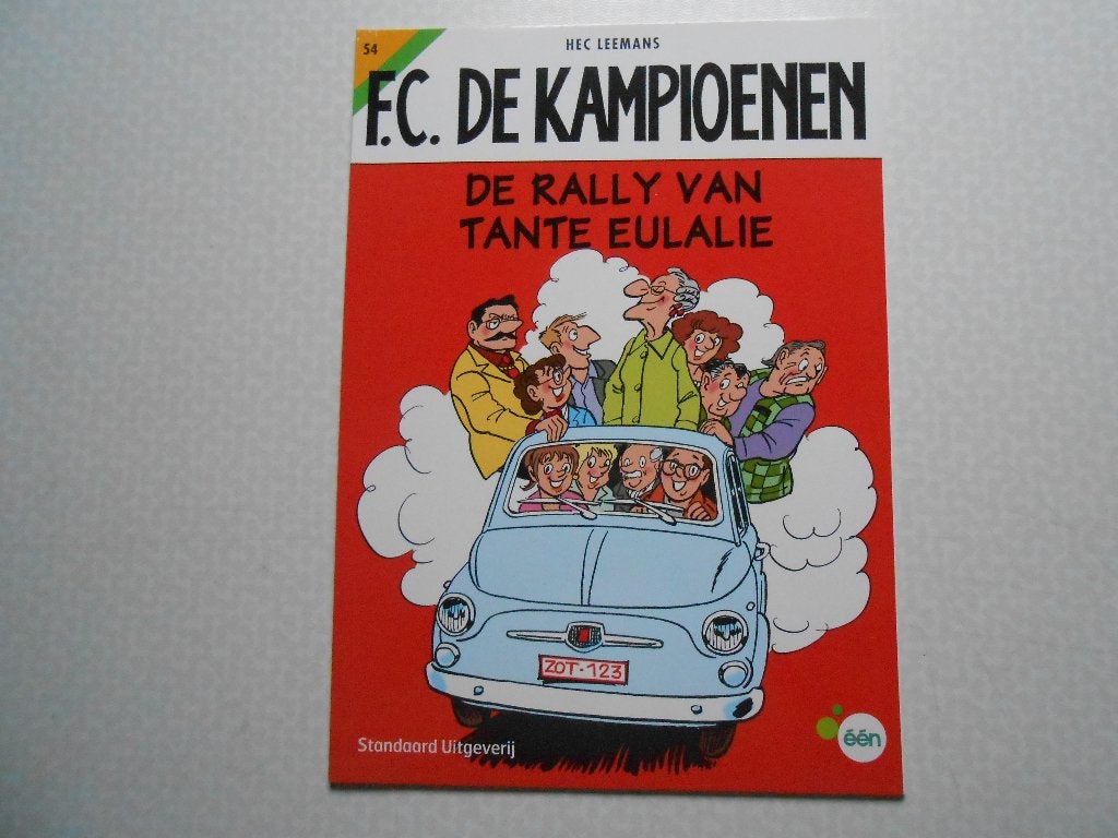 F.C. De kampioenen 54 De rally van tante Eulalie 2008 1ste d, Eén stripboek, Nieuw, Hec Leemans, Ophalen of Verzenden