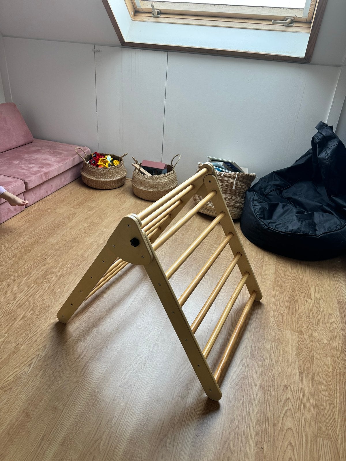 Houten Klimrek voor Kinderen - Montessori Speelgoed, Ophalen, Gebruikt
