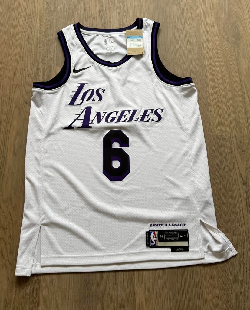 Authentiek NBA Los Angeles Jersey – LeBron James #6, Ophalen of Verzenden, Zo goed als nieuw, Kleding
