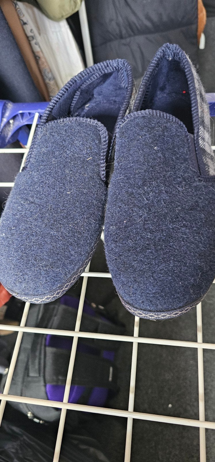 Comfortabele blauwe pantoffels - Maat 40, Ophalen of Verzenden
