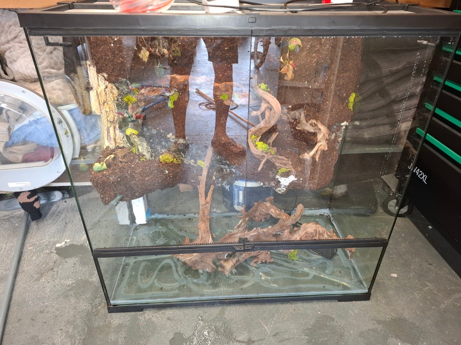 Terrarium/paludarium 90x45x90, Dieren en Toebehoren, Reptielen en Amfibieën | Toebehoren, Ophalen of Verzenden