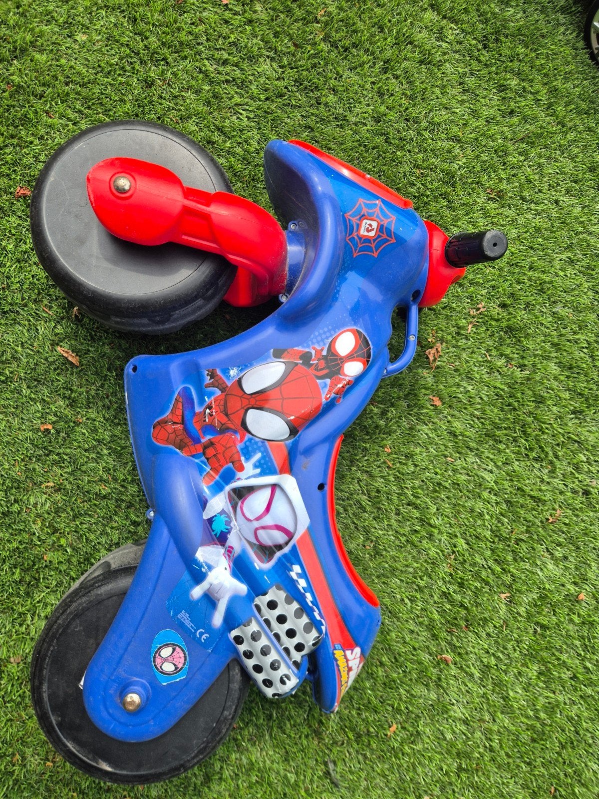 loopfiets / motor spiderman, Ophalen