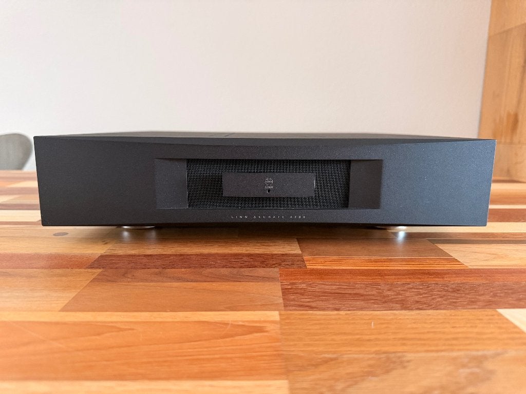 Linn 4200/1 zwart, Overige merken, Ophalen of Verzenden, 120 watt of meer, Gebruikt