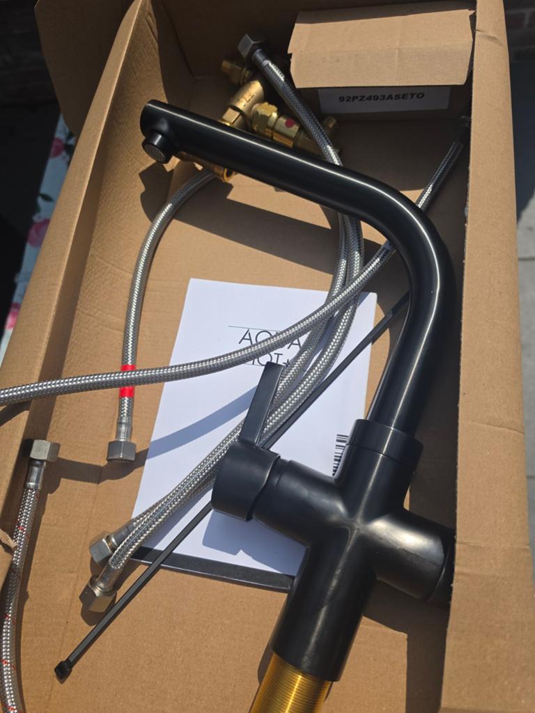 Aqua Hot+ 3-in-1 Kokend Water Kraan met Boiler Zwart, Ophalen of Verzenden