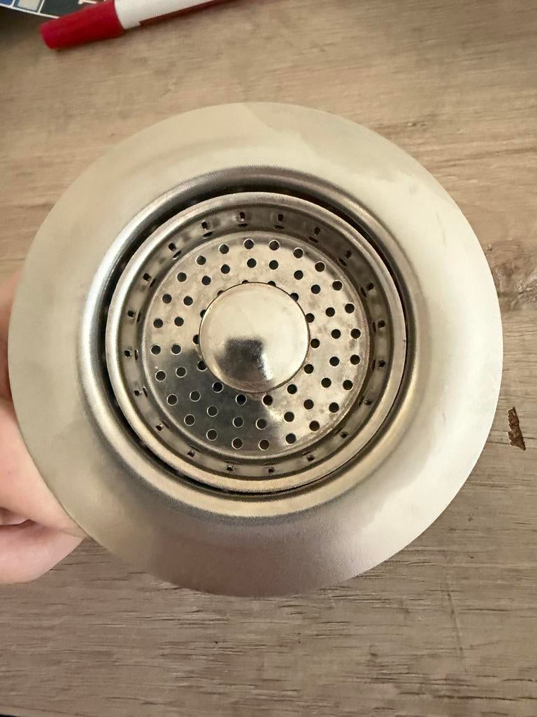 Afvoerplug / gootsteen filter rvs, Minder dan 50 cm, Overige kleuren, Nieuw, Ophalen of Verzenden