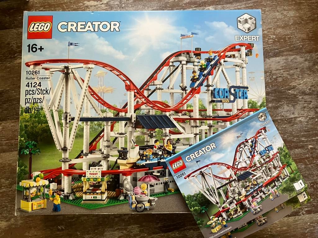 Lego roller coaster 10261, Ophalen of Verzenden, Zo goed als nieuw