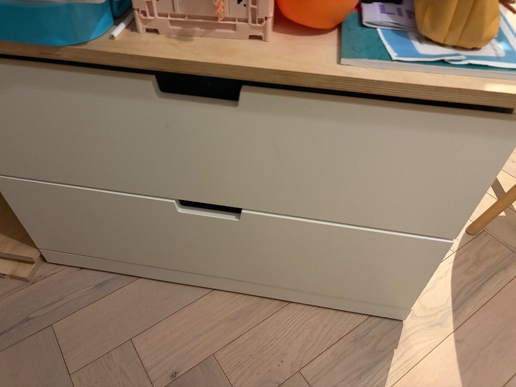 IKEA Nordli ladekasten wit, Huis en Inrichting, Ophalen, Gebruikt, 1 of 2 laden, 50 tot 100 cm