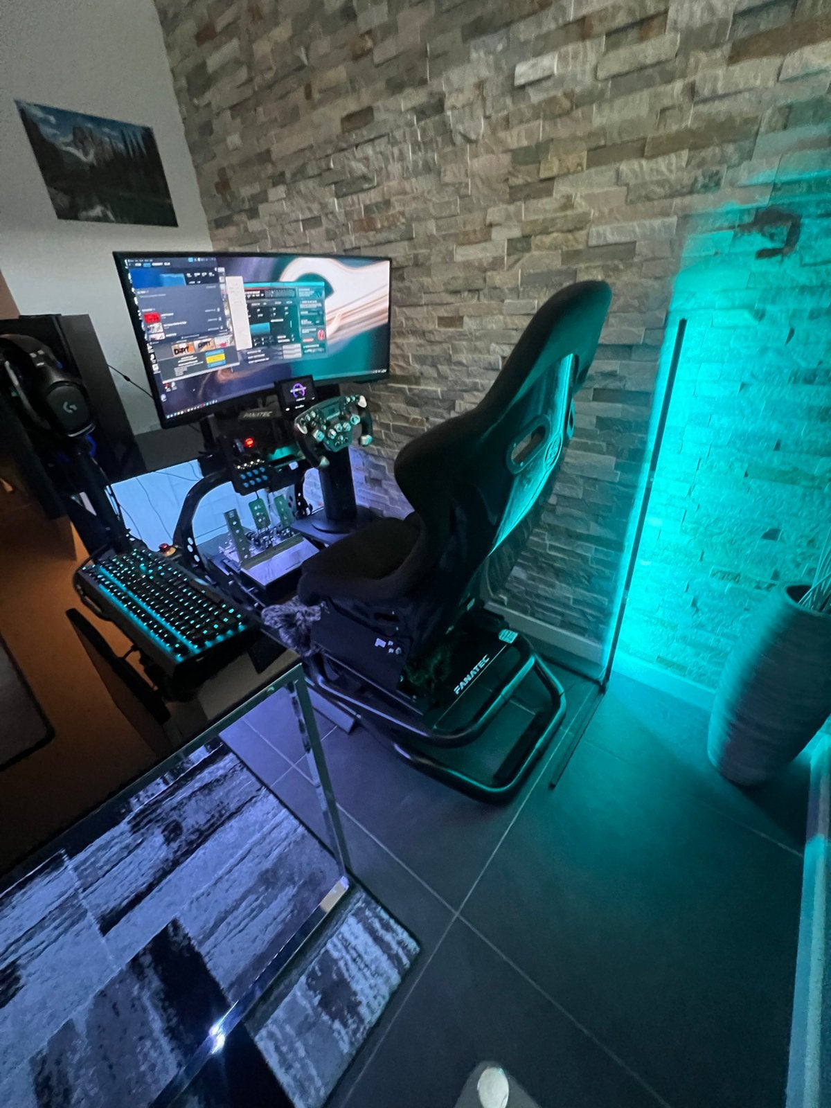 Alcantara racestoel - Volledig zwart, Spelcomputers en Games, Spelcomputers | Overige Accessoires, Ophalen, Racestoel, Overige merken