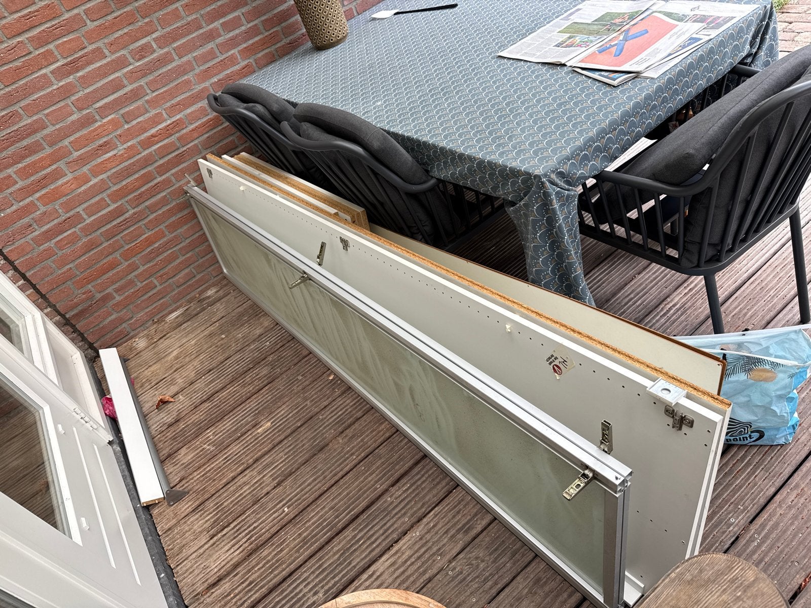 Ikea pax kast met frost deuren, Ophalen, Gebruikt, 200 cm of meer, 50 tot 100 cm