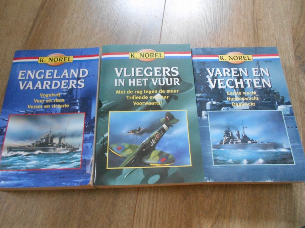 K. Norel Deel 1 t/m 3 Engelandvaarders, Boeken, Ophalen of Verzenden, Tweede Wereldoorlog, Zo goed als nieuw, Overige onderwerpen