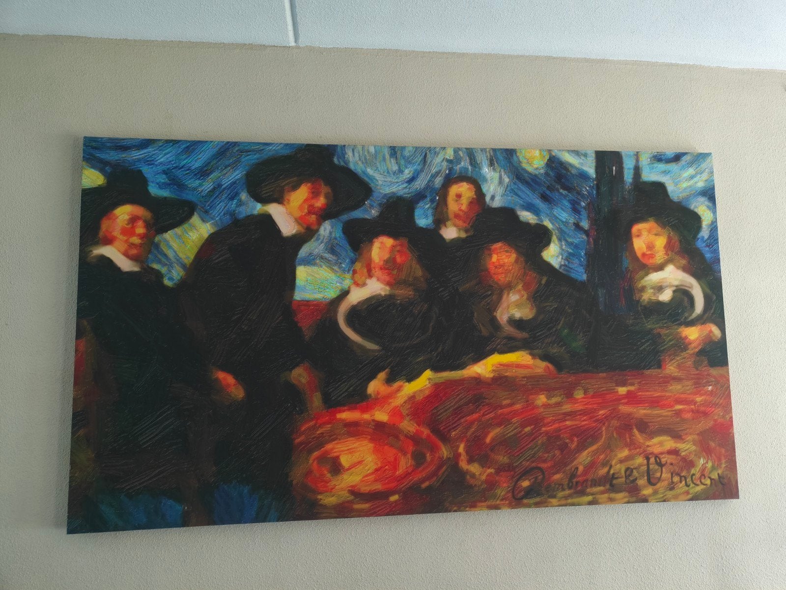 Groot canvas schilderij, gratis op te halen, Ophalen, Gebruikt, 125 cm of meer, Print