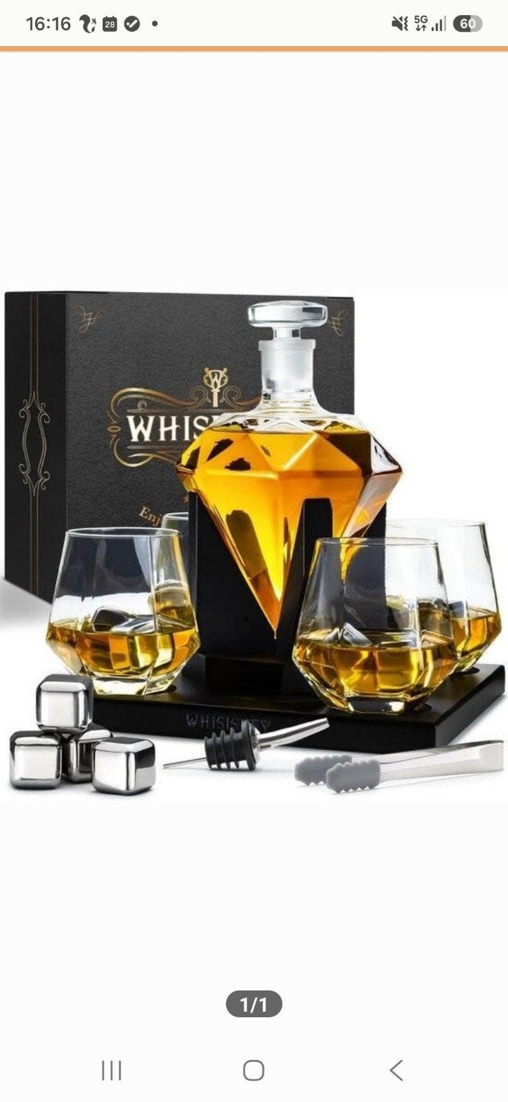 Whiskeyset, 1 speler, Ophalen of Verzenden, Zo goed als nieuw, Vanaf 3 jaar