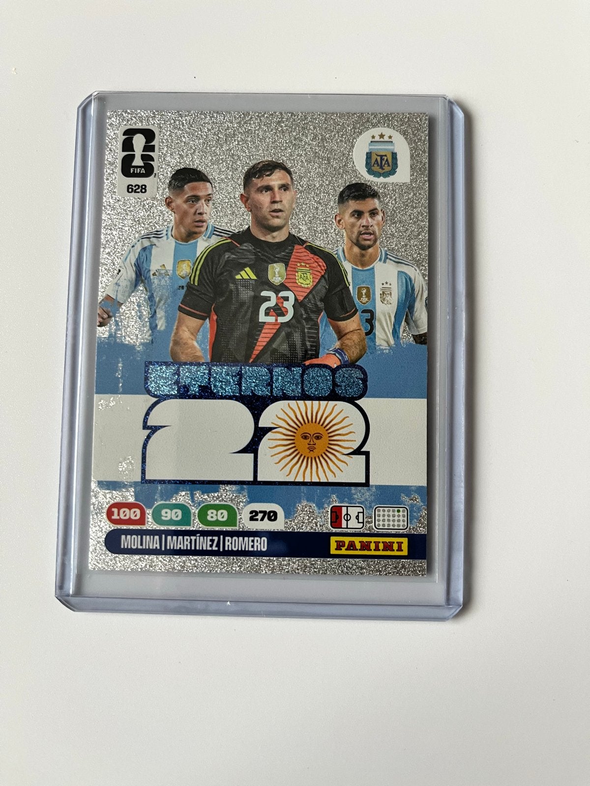Panini FIFA 2022 Spelerskaart Molina Martínez Romero, Ophalen of Verzenden, Zo goed als nieuw, Buitenlandse clubs, Spelerskaart