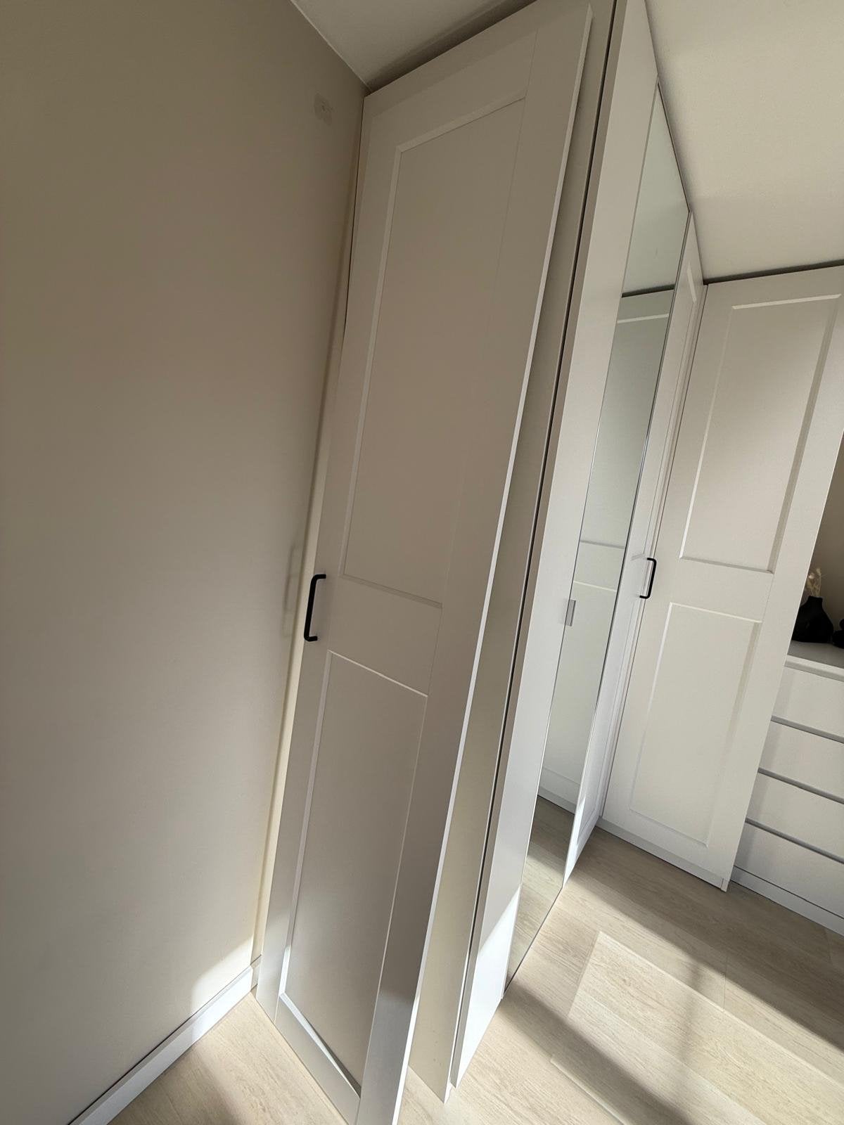 IKEA GRIMO Deur, wit, 50x229 cm (PAX) 1st, Ophalen, Overige materialen, Minder dan 50 cm, 200 cm of meer