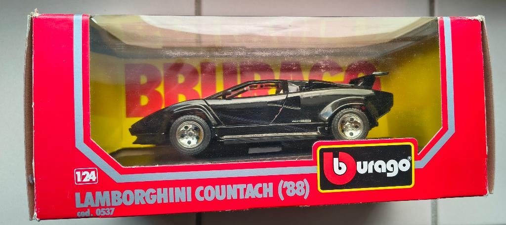 Bburago Lamborghini Countach ('88) cod 0537, Ophalen of Verzenden, Nieuw, Auto, Bburago
