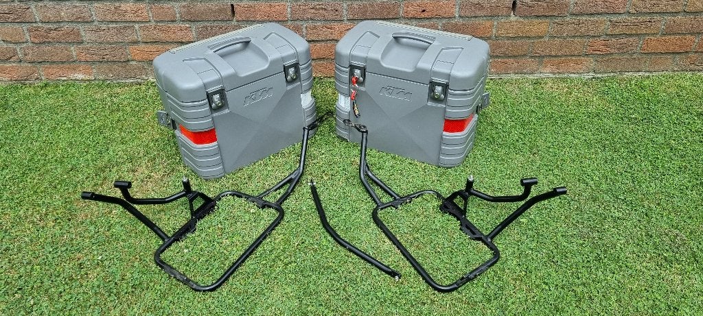 KTM koffers set Hepco & Becker Gobi Adventure 990, Motoren, Ophalen, Gebruikt
