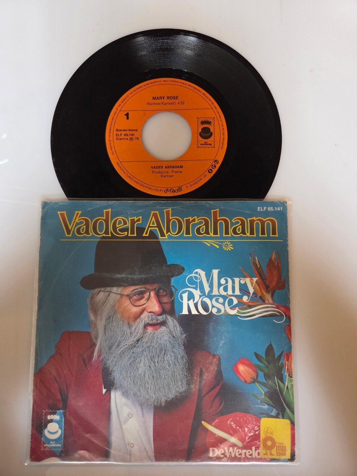 Vader Abraham - Mary Rose, Cd's en Dvd's, Ophalen of Verzenden, Gebruikt, 7 inch, Nederlandstalig