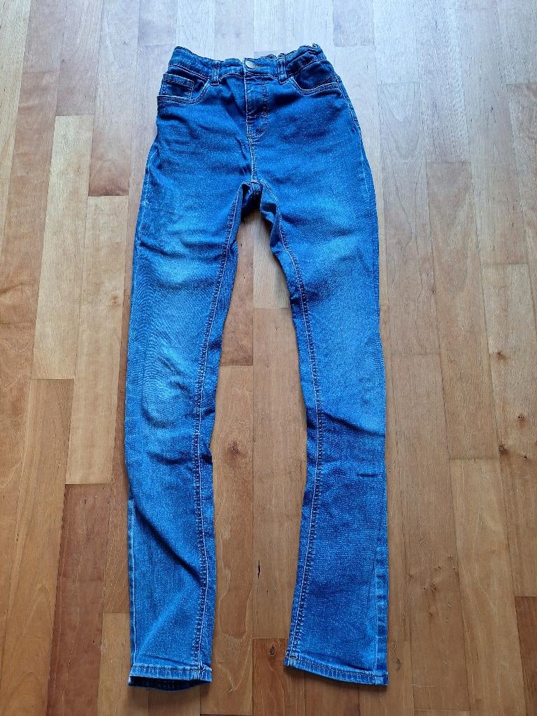 ZGAN HEMA my super skinny fit jeans jongen blauw mt 164, Broek, Ophalen of Verzenden, Zo goed als nieuw, Hema